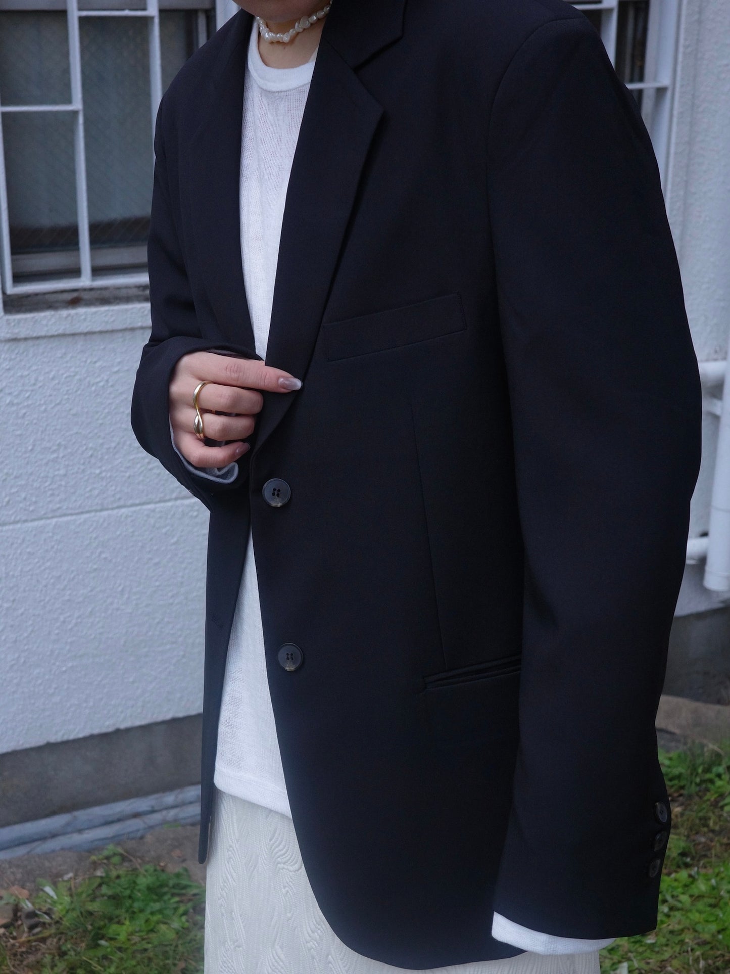 over size tailored jacket