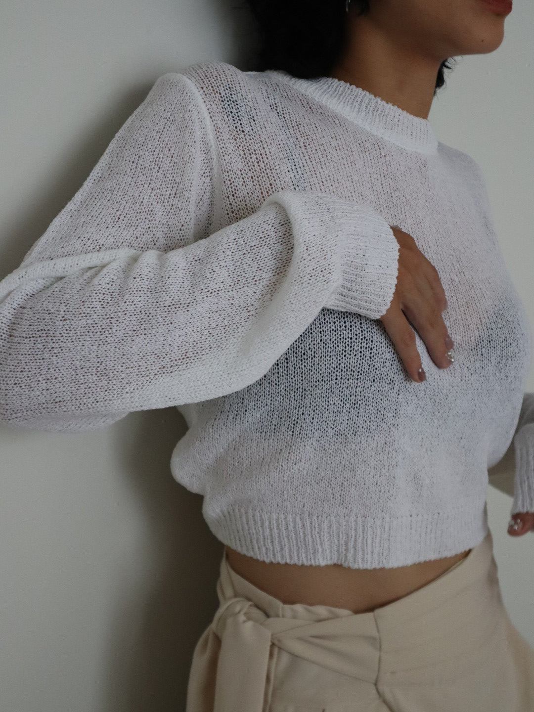 back open knit