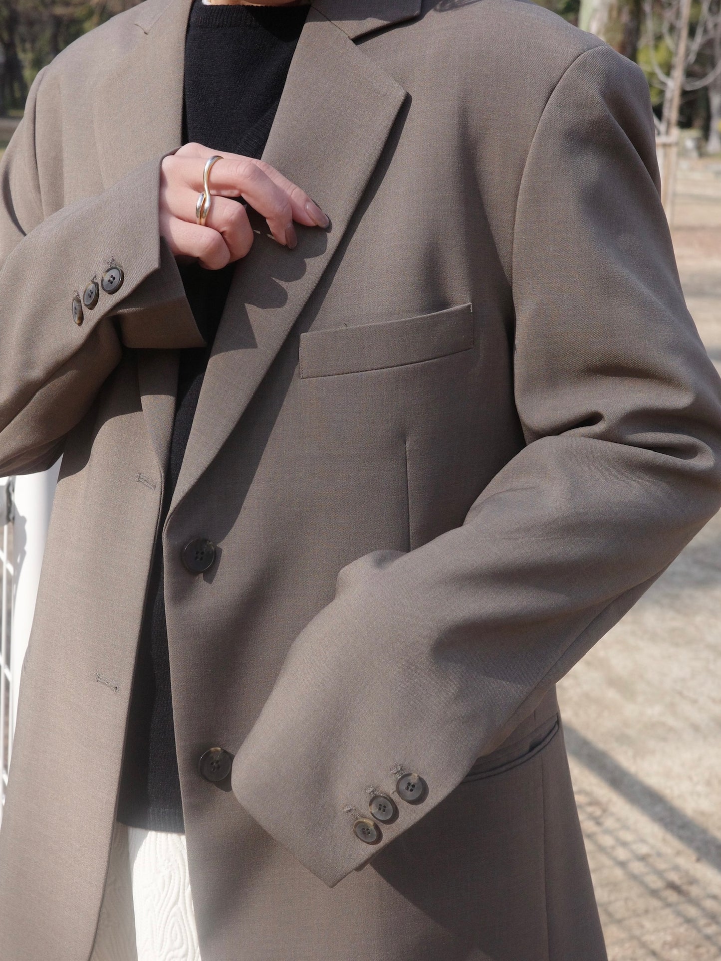 over size tailored jacket