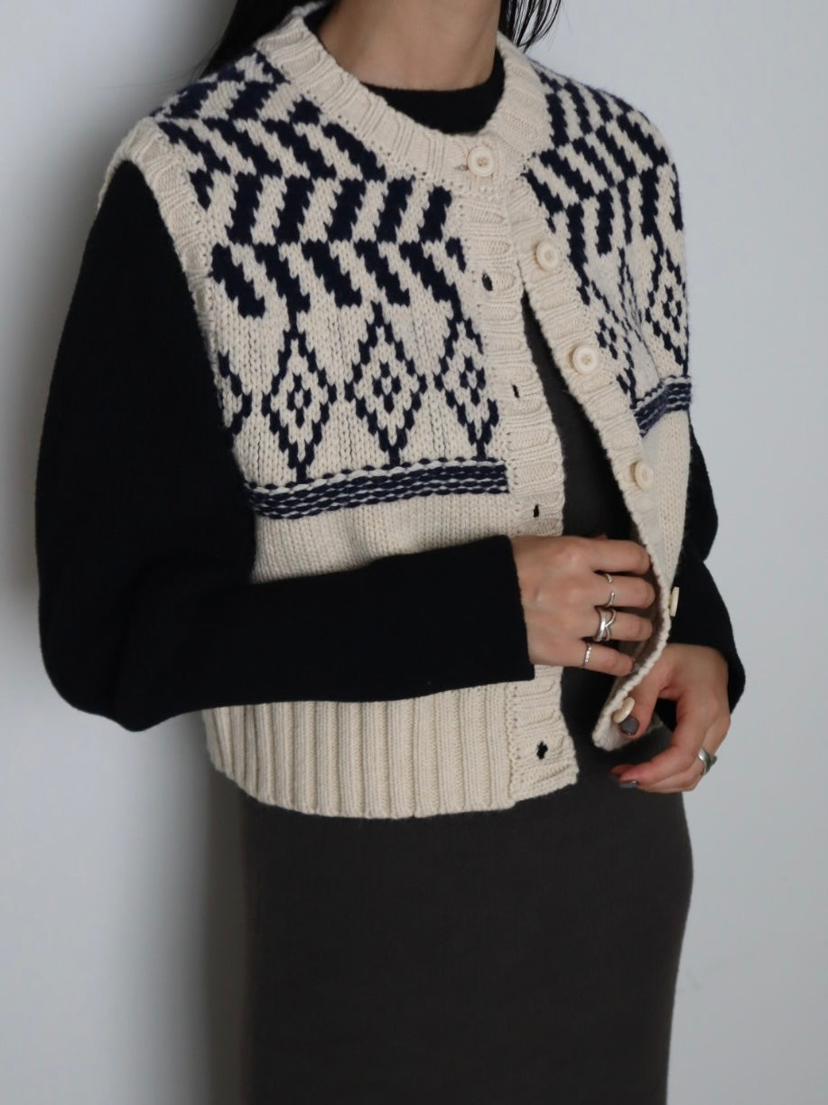 design short knit vest