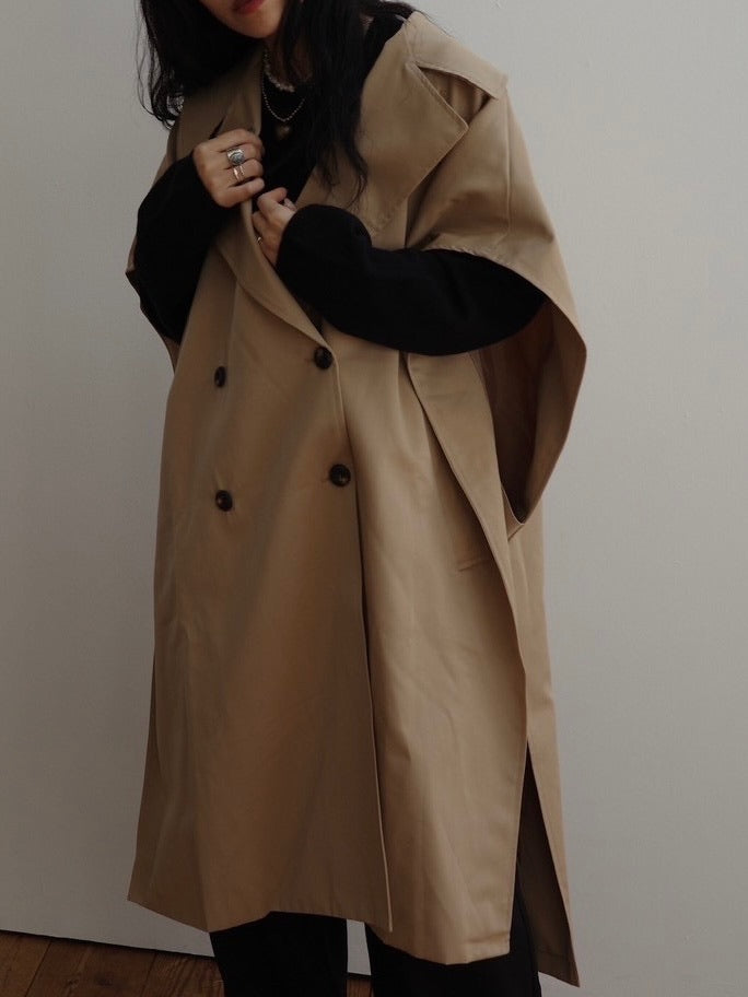 cape like trench coat