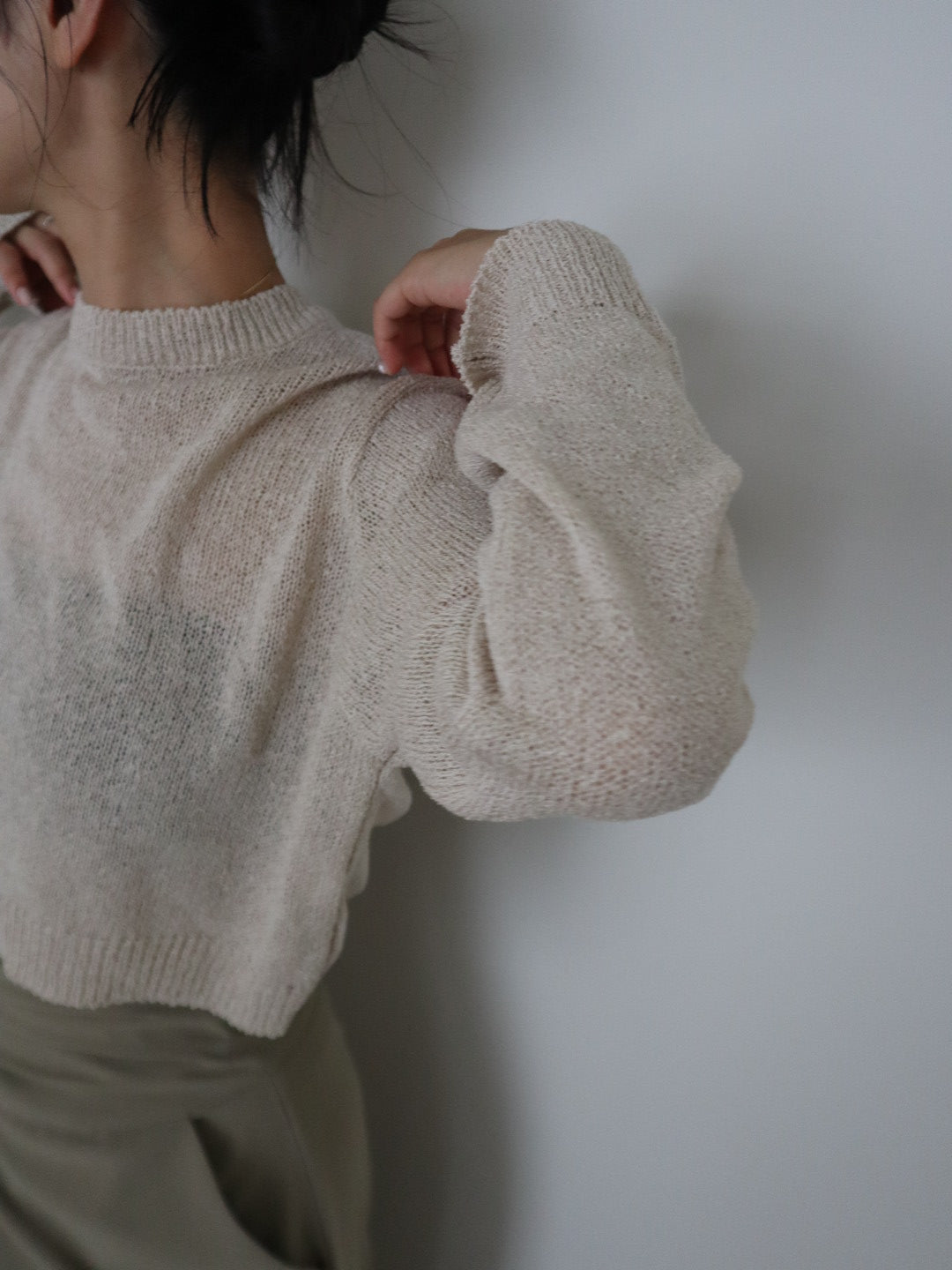 back open knit