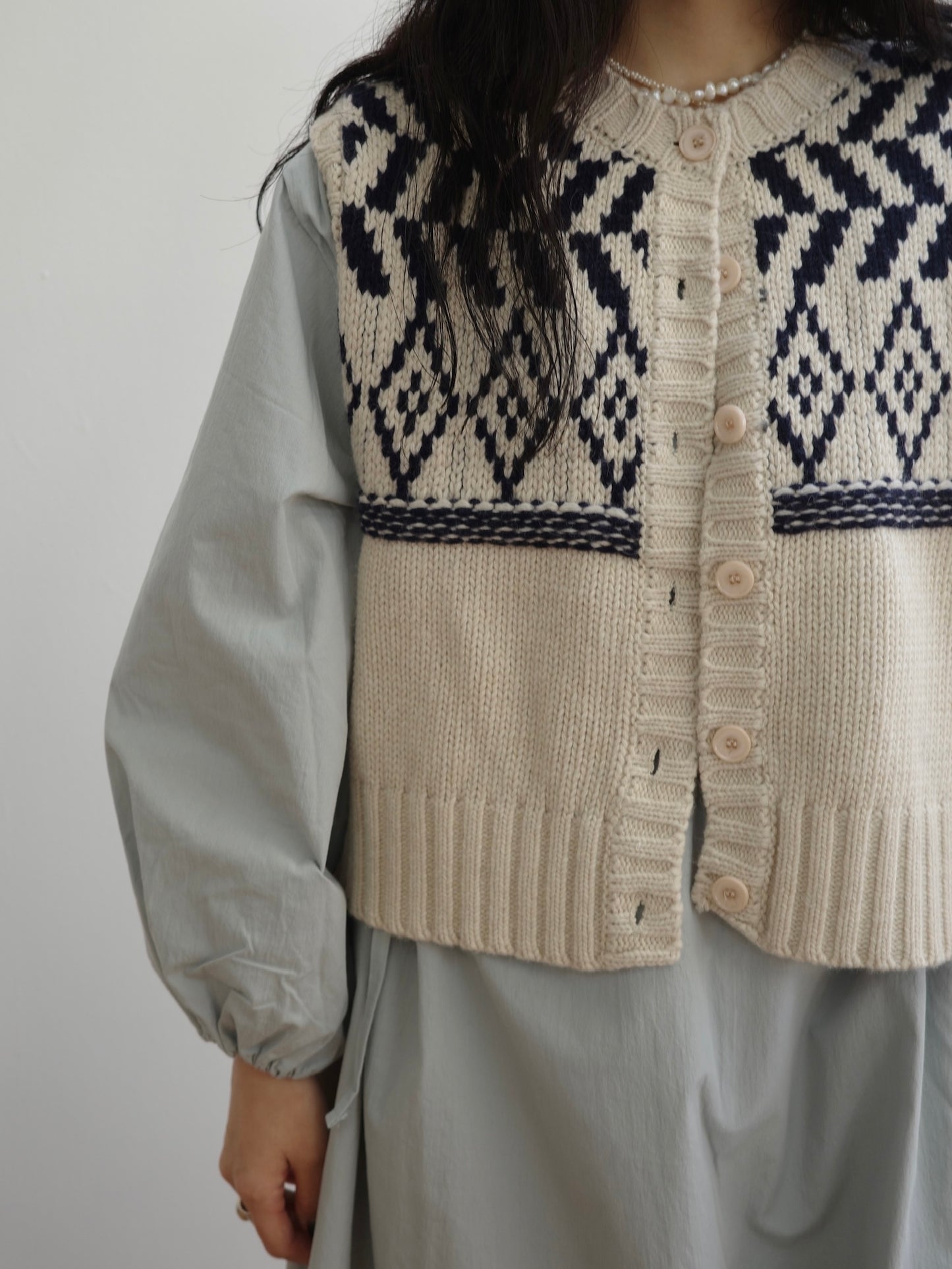 design short knit vest