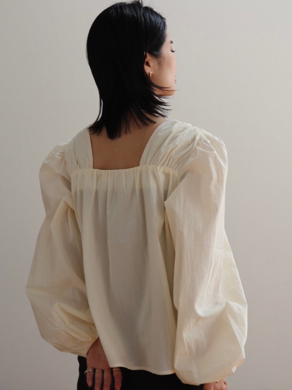 square neck blouse