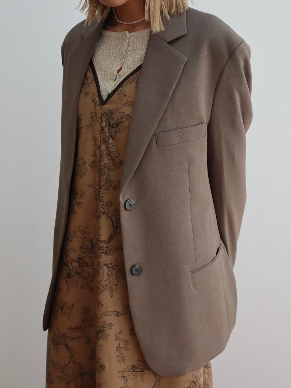 over size tailored jacket