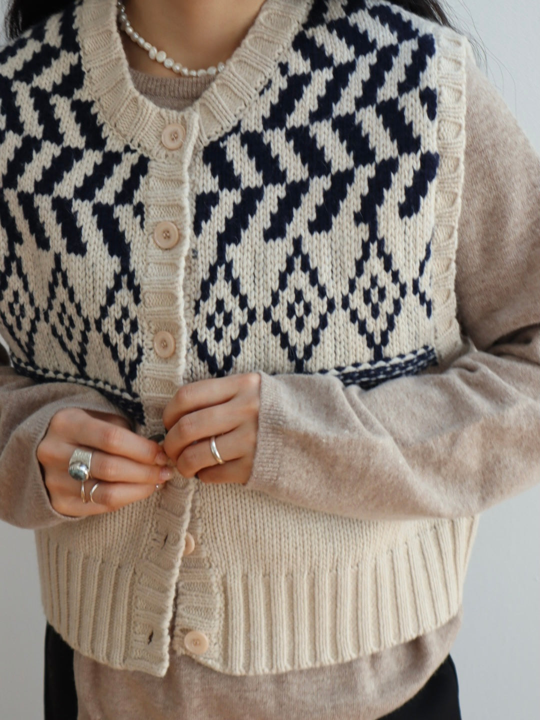 design short knit vest