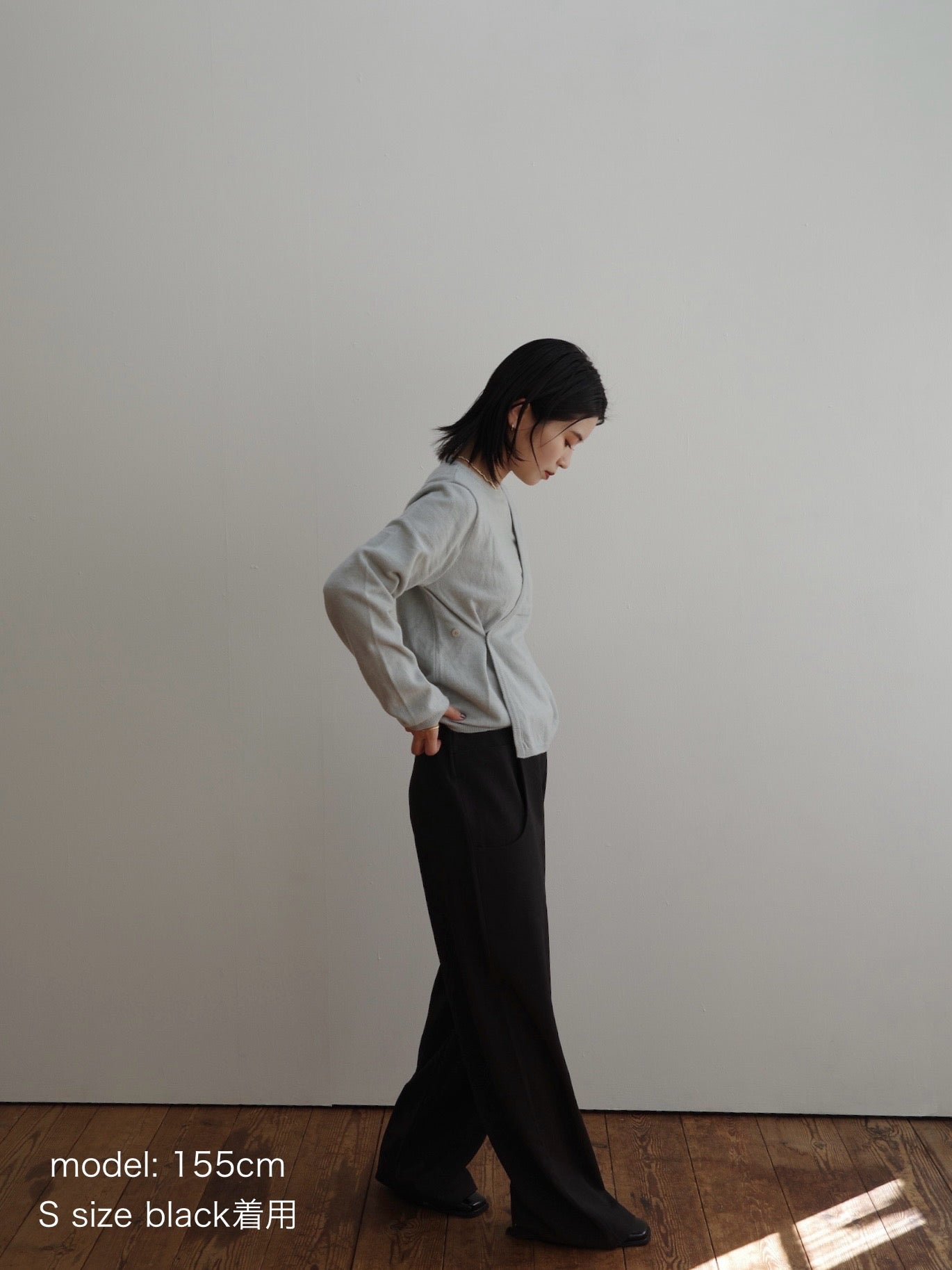 double pocket wide pants