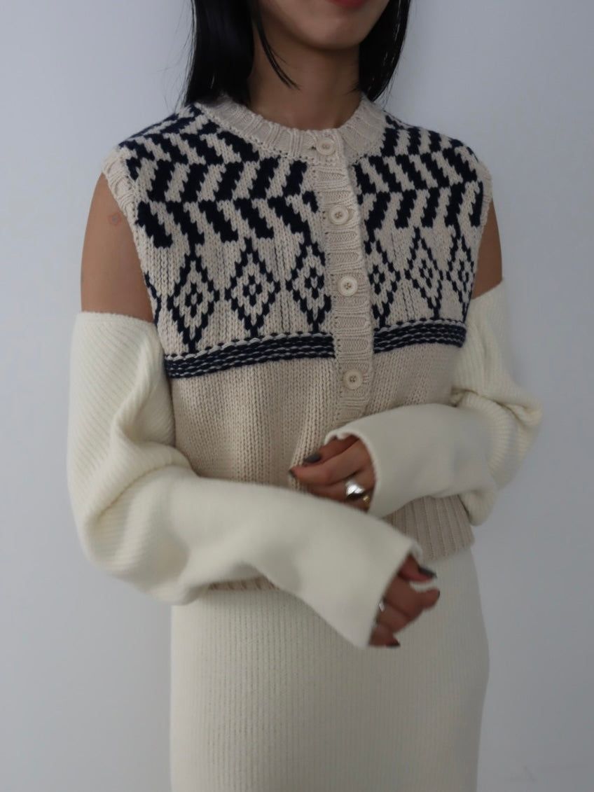 design short knit vest