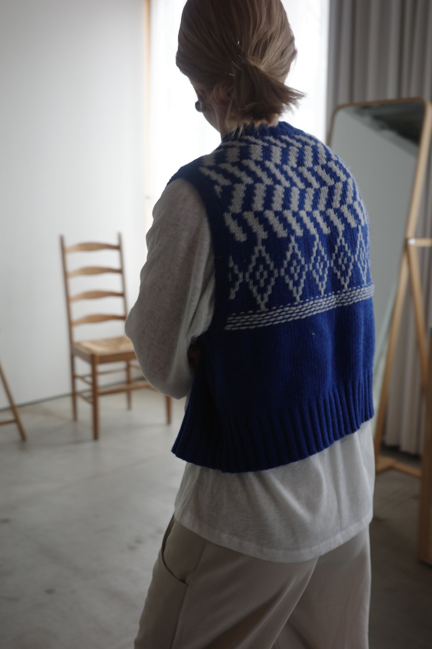 design short knit vest